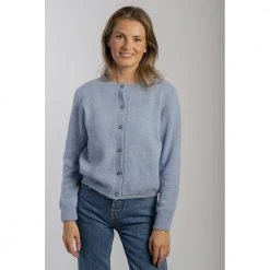 Arnie Says Lyseblå Arniesays: Francis Genser Blue -dame-cardigans Butikk unnamed file 2380