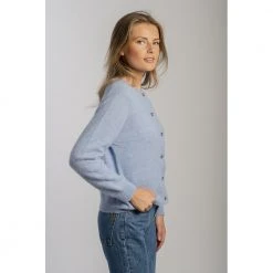 Arnie Says Lyseblå Arniesays: Francis Genser Blue -dame-cardigans Butikk unnamed file 2382