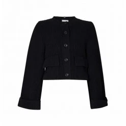 Line Of Oslo Cardigans Black -dame-cardigans Butikk unnamed file 2391