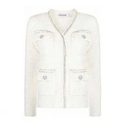 Self Portrait Cardigans White