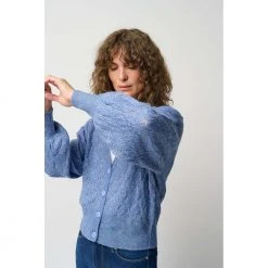 Pieszak PD-Lauren Sequins Needledrop Cardigan Blue -dame-cardigans Butikk unnamed file 2423