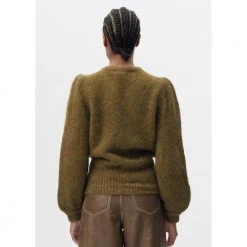 GESTUZ - DiankaGZ Cardigan Moss Green Melange Green -dame-cardigans Butikk unnamed file 2478