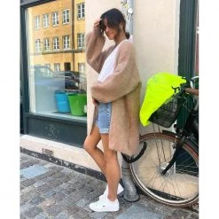 Lee Cardigan Fra American Dreams - Medium Brown Brown