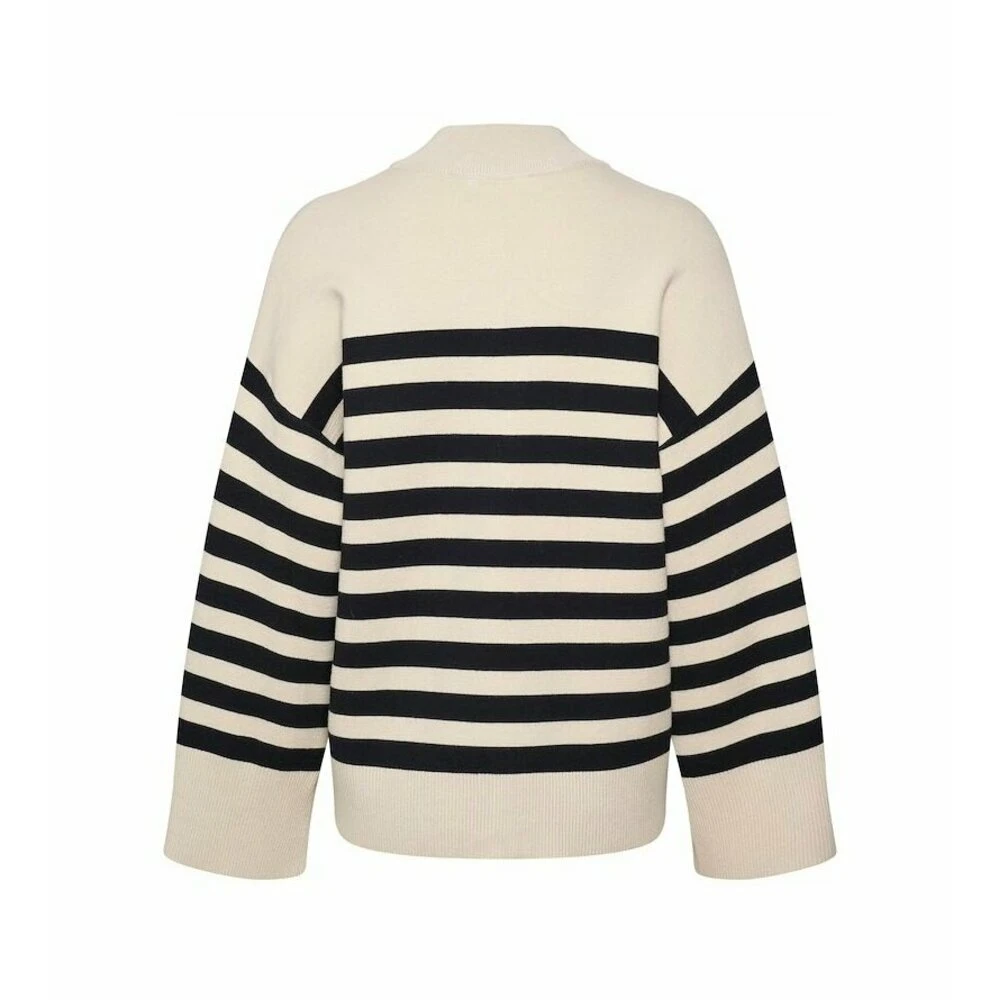 Gestuz TalliGZ Striped Cardigan Beige 5 Gestuz TalliGZ Striped Cardigan Beige - Bilde 3