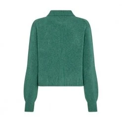 MOS MOSH Mizana Knit Cardigan Green -dame-cardigans Butikk unnamed file 2501