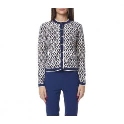 Elisabetta Franchi Sweater Blue -dame-cardigans Butikk unnamed file 2531