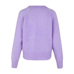 Second Female Brook Knit Boxy Cardigan - Lilla Purple -dame-cardigans Butikk unnamed file 2543