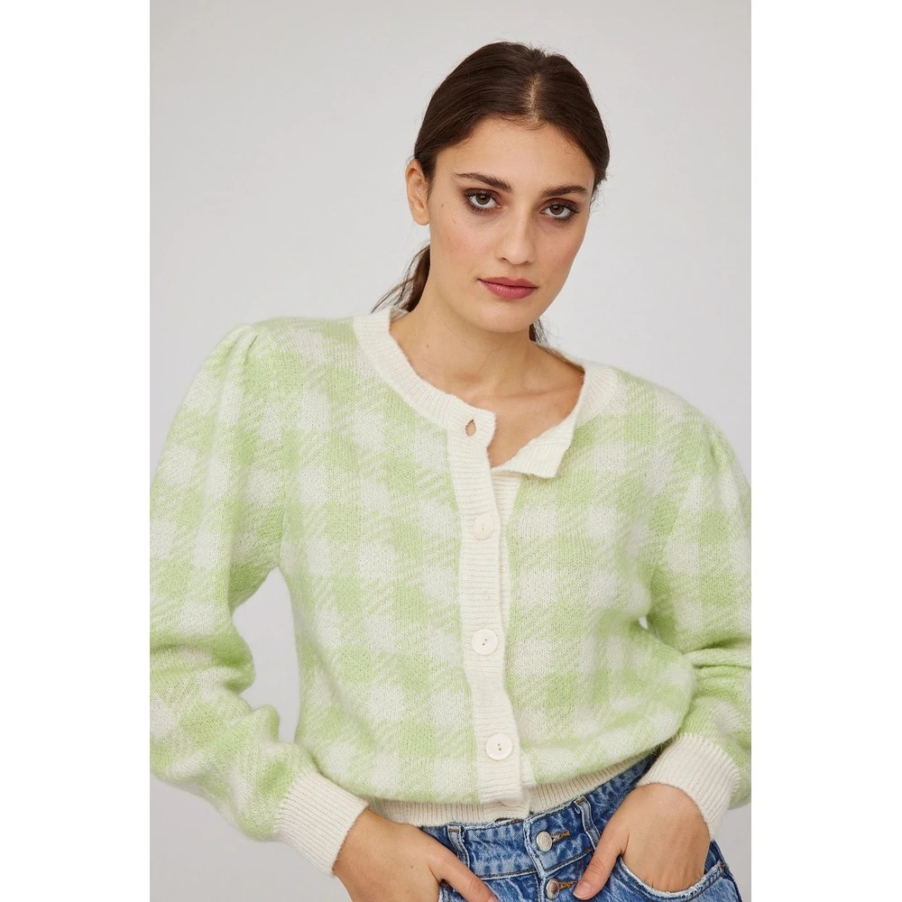 Untold Stories Cardigan Genser Green 4 Untold Stories Cardigan Genser Green - Bilde 2