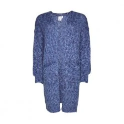 Blå 2-Biz Abiola - Knit Cardigan Jakke Blue -dame-cardigans Butikk unnamed file 2557