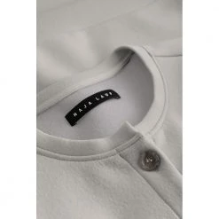 Naja Lauf Cæcilia Double Sweat Cardigan Gray -dame-cardigans Butikk unnamed file 2612