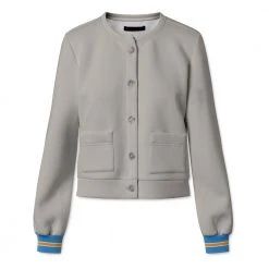 Naja Lauf Cæcilia Double Sweat Cardigan Gray -dame-cardigans Butikk unnamed file 2613