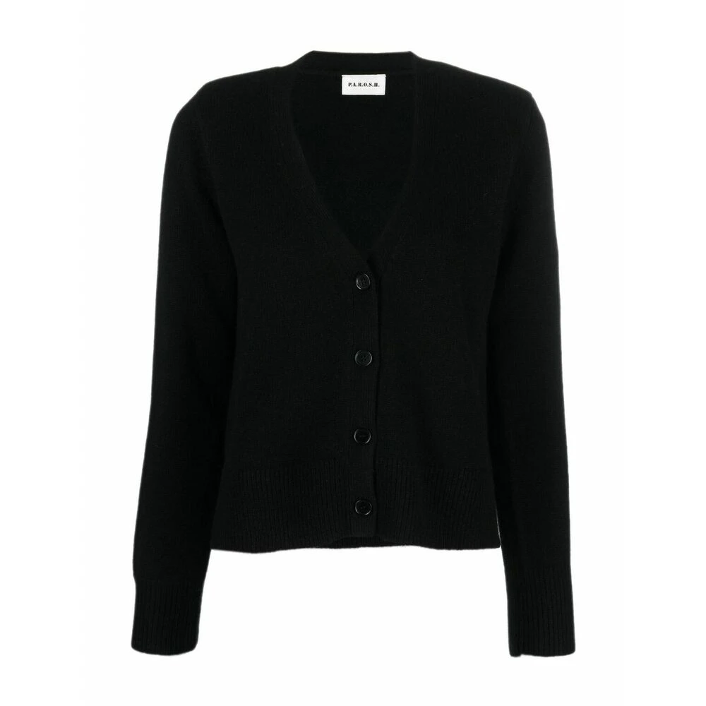 P.A.R.O.S.H. Cardigans Black 6 P.A.R.O.S.H. Cardigans Black - Bilde 4