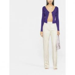 Jacquemus Cardigans Purple -dame-cardigans Butikk unnamed file 2677