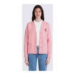 Kenzo Cardigan Pink -dame-cardigans Butikk unnamed file 2681