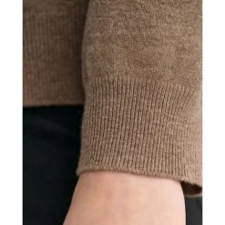 Gant D1. Superfine Lambswool Cardigan - Mole Brown Brown -dame-cardigans Butikk unnamed file 2709