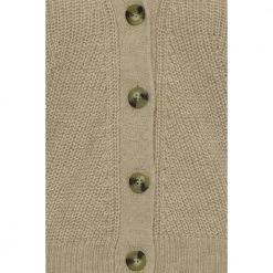 PULZ Jeans Pulz Iris Cardigan Beige -dame-cardigans Butikk unnamed file 2745