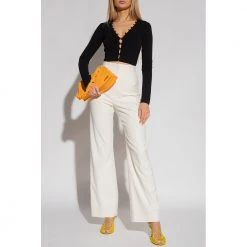 Nanushka Danique Cropped Cardigan Black -dame-cardigans Butikk unnamed file 2755