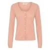 Cream Cranva Cardigan Pink