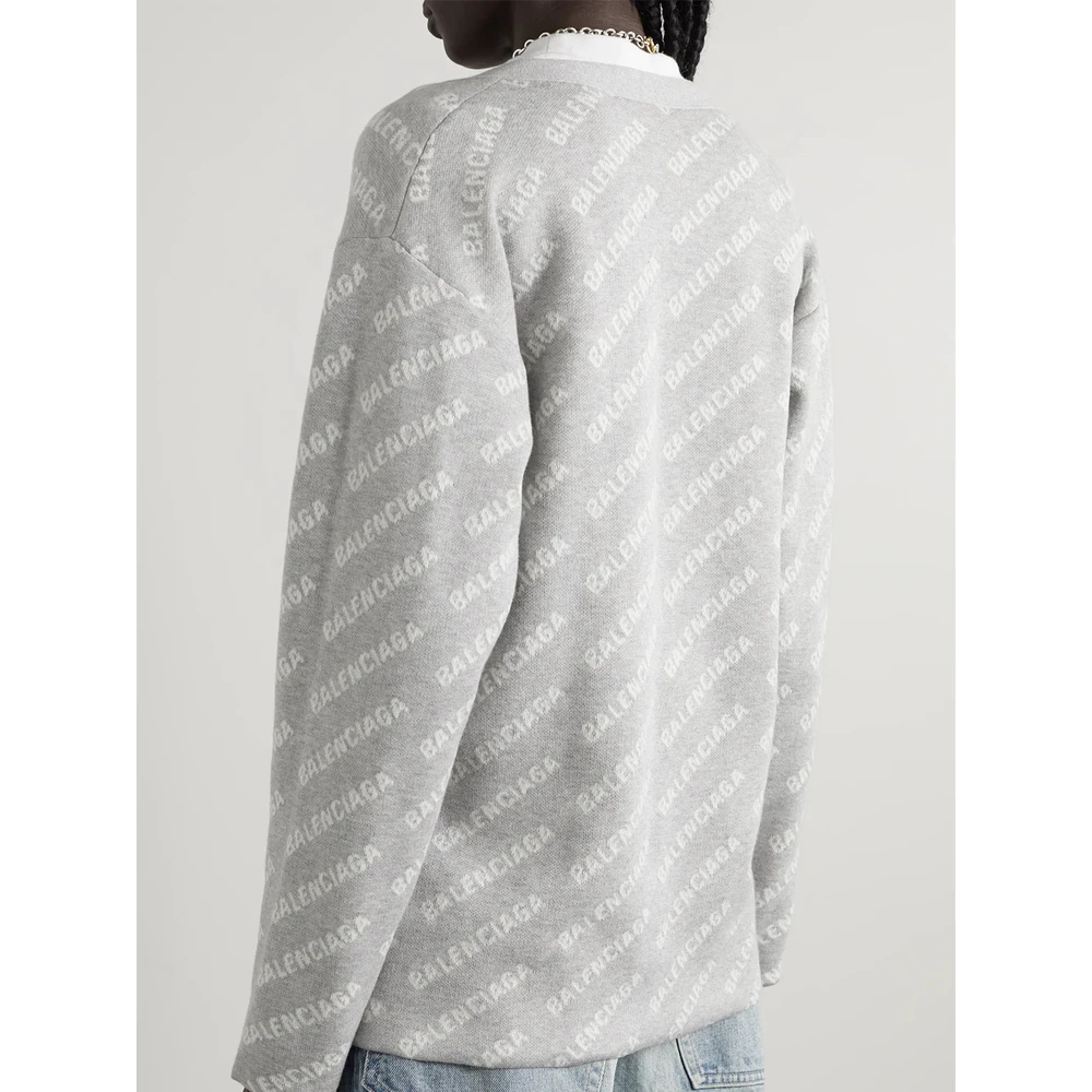 Balenciaga Cardigans Gray 3 Balenciaga Cardigans Gray