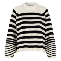 Second Female Matea Knit O-Neck Black