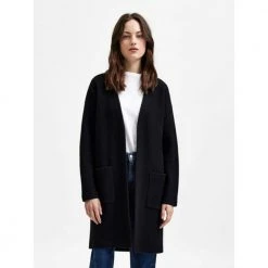Selected Femme Darla Ls Knit Cardigan Black -dame-cardigans Butikk unnamed file 2829