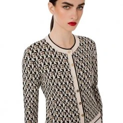 Elisabetta Franchi Cardigans Beige -dame-cardigans Butikk unnamed file 2837