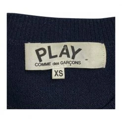 Comme Des Garçons V-Neck Pullover Blue -dame-cardigans Butikk unnamed file 2846