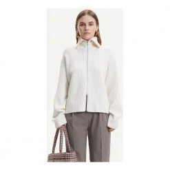 Samsøe Samsøe Off-White Samsøe & Samsøe Nova Cardigan Cardigan White -dame-cardigans Butikk unnamed file 289