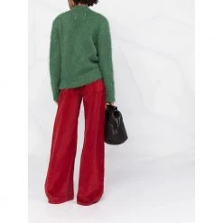 Marni V-neck Buttoned Cardigan Green -dame-cardigans Butikk unnamed file 2912