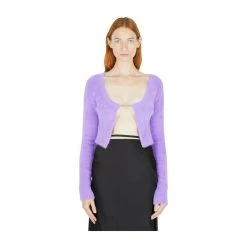 Jacquemus Knitwear Purple -dame-cardigans Butikk unnamed file 2917