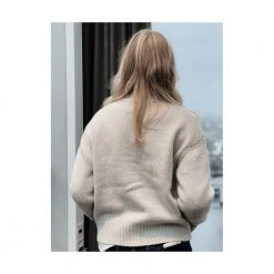 Levete Room Perle 2 Pullover Beige -dame-cardigans Butikk unnamed file 2928