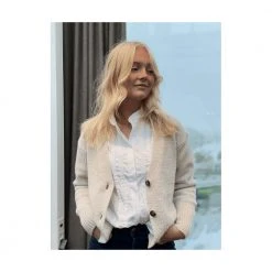 Levete Room Perle 2 Pullover Beige -dame-cardigans Butikk unnamed file 2930