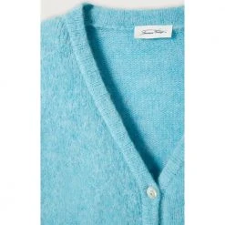 Turkis American Vintage East Cardigan Blue -dame-cardigans Butikk unnamed file 2955