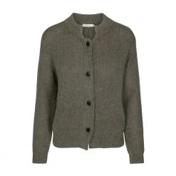 RICCOVERO - Dante Cardigan Moss Green Green