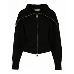 Alexander McQueen Cardigans Black -dame-cardigans Butikk unnamed file 2964