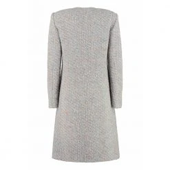 Moschino Knitwear Gray -dame-cardigans Butikk unnamed file 3004