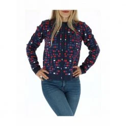 Armani Jeans Women's Cardigan Blue -dame-cardigans Butikk unnamed file 3007