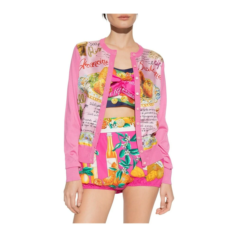 Dolce & Gabbana Cardigan Pink 3 Dolce & Gabbana Cardigan Pink
