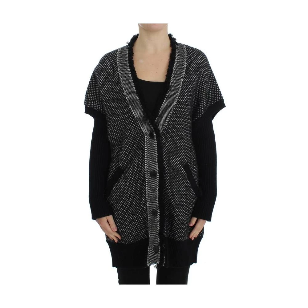 Dolce & Gabbana Knitted Cashmere Cardigan Gray 4 Dolce & Gabbana Knitted Cashmere Cardigan Gray - Bilde 2