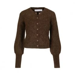 Brun Cathrine Hammel Brun Mohair Petit Cardigan Cardigan Brown
