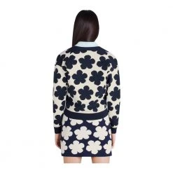 Kenzo Hana Dots Jacquard Cardigan - Flerfarget Black