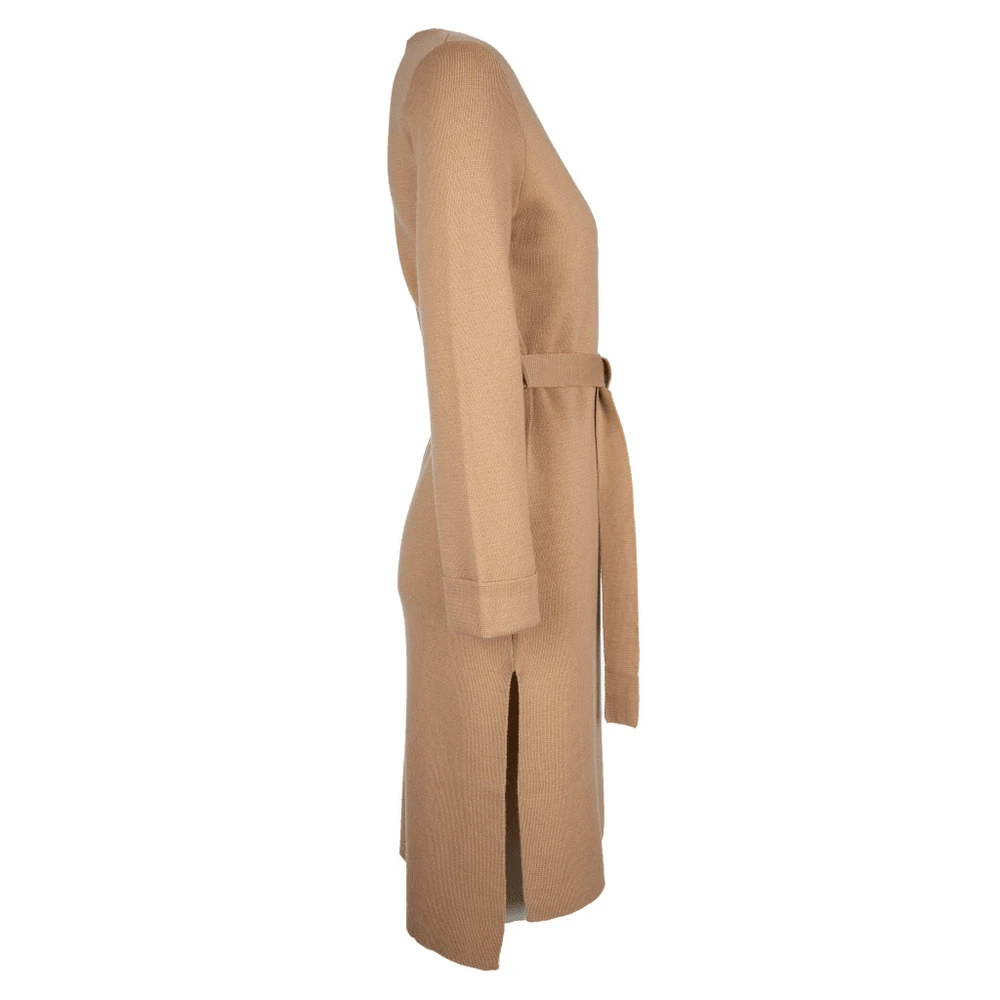 Tricot Long Cardigan Brown 4 Tricot Long Cardigan Brown - Bilde 2