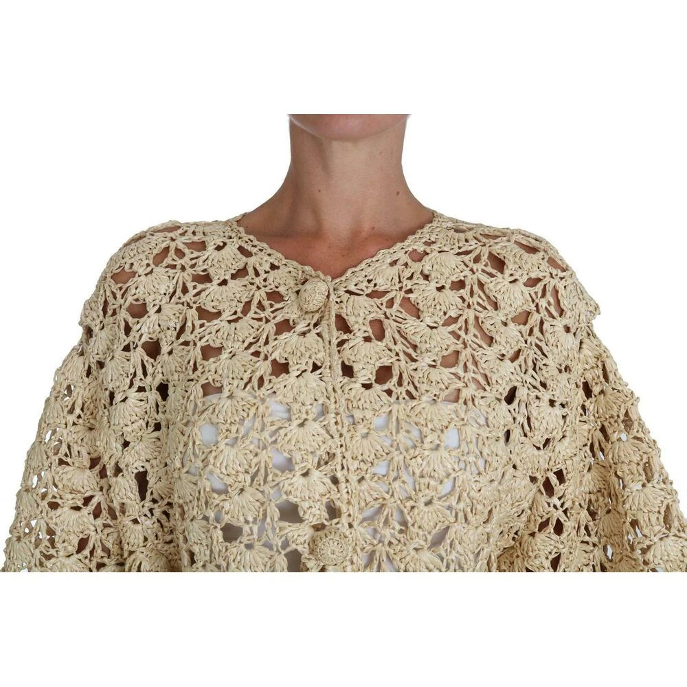 Dolce & Gabbana Raffia Cardigan Beige 5 Dolce & Gabbana Raffia Cardigan Beige - Bilde 3