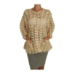Dolce & Gabbana Raffia Cardigan Beige 9 Dolce & Gabbana Raffia Cardigan Beige -dame-cardigans Butikk unnamed file 3126