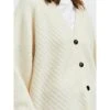 Beige Selected Femme Slfsif Sisse Knit Cardigan Cardigan Beige -dame-cardigans Butikk unnamed file 3139