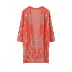 Multi Gustav Roberta Long Cardigan Klær Red