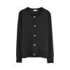 Tricot Extra-fine Wool Crop Cardigan Black -dame-cardigans Butikk unnamed file 3195