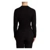 Dolce & Gabbana Button Embellished Cardigan Sweater Black