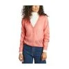 Majestic Filatures V-neck Vest With Long Sleeves Pink -dame-cardigans Butikk unnamed file 3216
