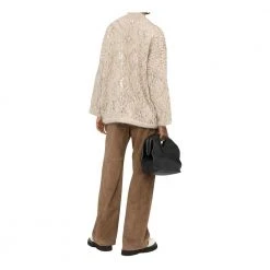 Brunello Cucinelli Cardigan Beige -dame-cardigans Butikk unnamed file 3223